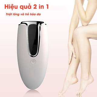 Máy triệt lông công nghệ mới IPL LUX- Giúp trẻ hóa và tái tạo da mỗi ngày - TẶNG KÈM kính + gel + dao cạo Mã OAGD0074