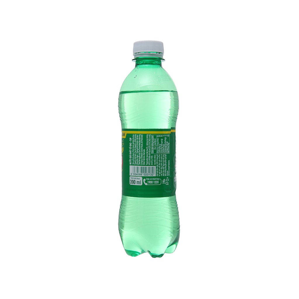 Nước ngọt 7 Up vị chanh 390ml 1 lốc 6 chai hsd 2021