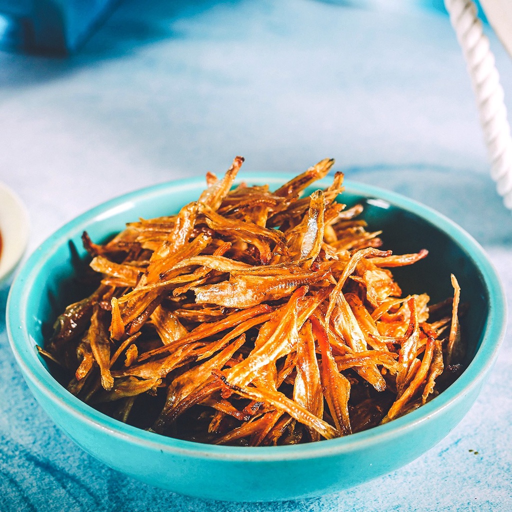 Cá cơm sấy giòn ăn liền Yumsea, 120g, hũ, mẫu tobita
