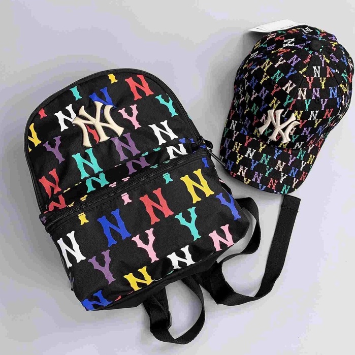 Balo MLB MONOGRAM RAINBOW SMALL BACKPACK