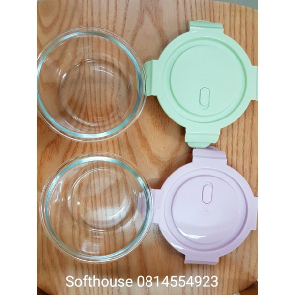 Hộp thủy tinh 400ml, 520ml, 750ml, 840ml hộp xinh xắn  nắp chống tràn, chịu nhiệt cao lên đến 400 độ C, Túi giữ nhiệt