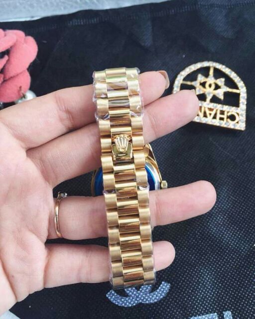 Đồng Hồ Nam RL mặt trơn viền trơn - dây đúc đặc - không bay màu | BigBuy360 - bigbuy360.vn