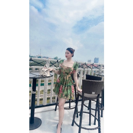 [ Xịn ] Váy hoa cánh tiên sang chảnh