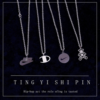 vòng cổ Chất Liệu Thép Không Gỉ Phong Cách Hàn Quốc