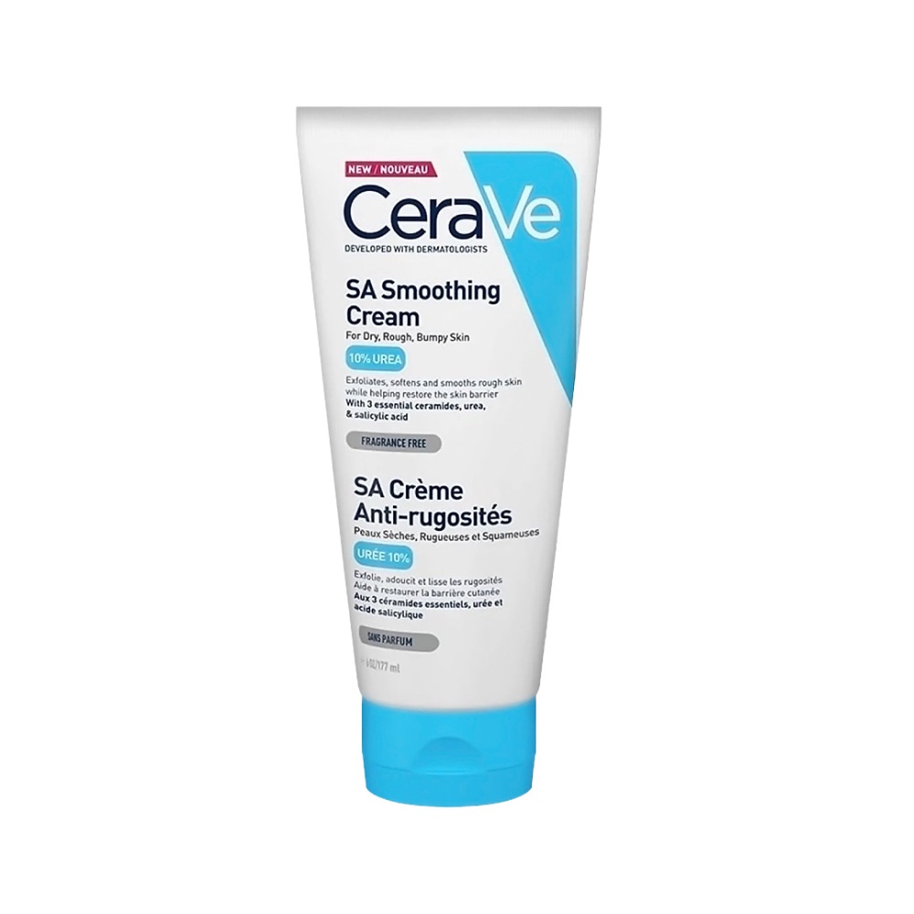 Kem Dưỡng Ẩm CeraVe Ure 10% Cho Da Nhạy Cảm CERAVE SA SMOOTHING CREAM 177ml – 340g - Dr.Trang