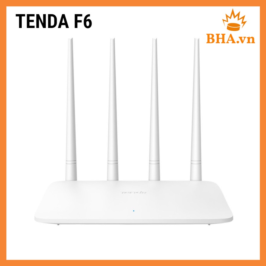 Bộ phát sóng Wifi Tenda 4 anten 300Mps F6 – Hàng Chính Hãng