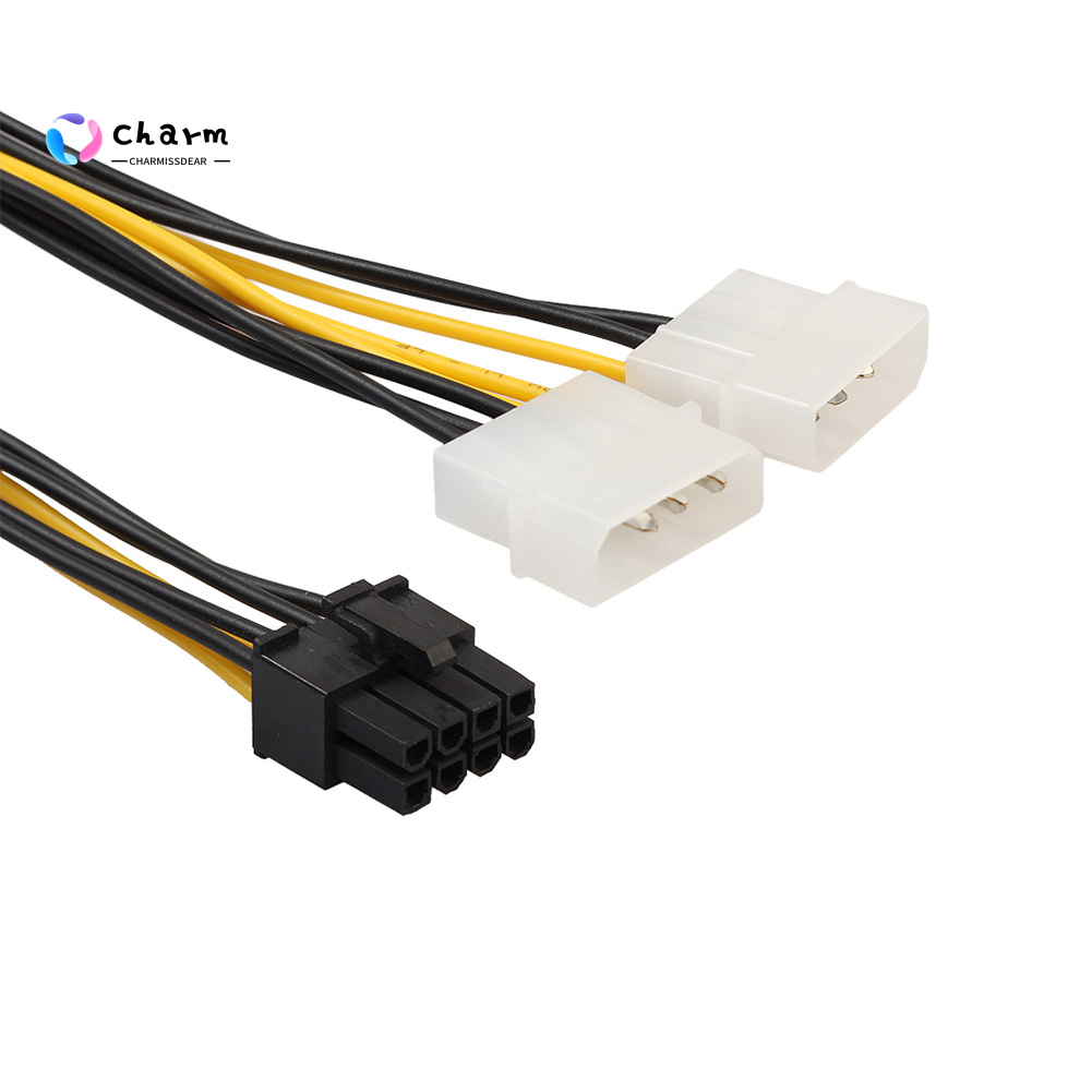 Dây Cáp Card Đồ Họa Chuyển Đổi 18cm 8 Pin  Pcie Sang Molex