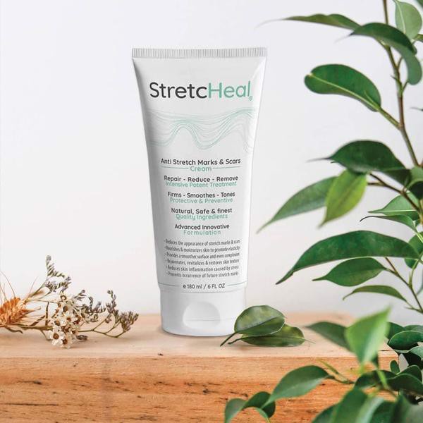 Kem Rạn Da StretcHeal Giữ Ẩm Ngăn Ngừa Rạn Da Giảm Rạn Da Sau Sinh Anti Stretch Marks &amp; Scars Cream 180ml - Khongcoson