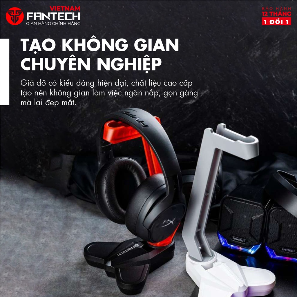 Giá đỡ tai nghe Game Thủ FANTECH AC3001 - Đế chống trượt - Thiết kế kiềng 3 chân - Hãng phân phối chính thức - Bảo hành