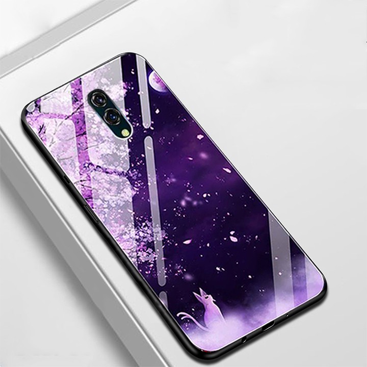 [Mẫu Mới Cực Hot] Ốp Oppo K3 in hoa 3D sang trọng, mặt kính chống trầy xước, Vỏ lưng điện thoại Oppo K3 cao cấp, giá rẻ