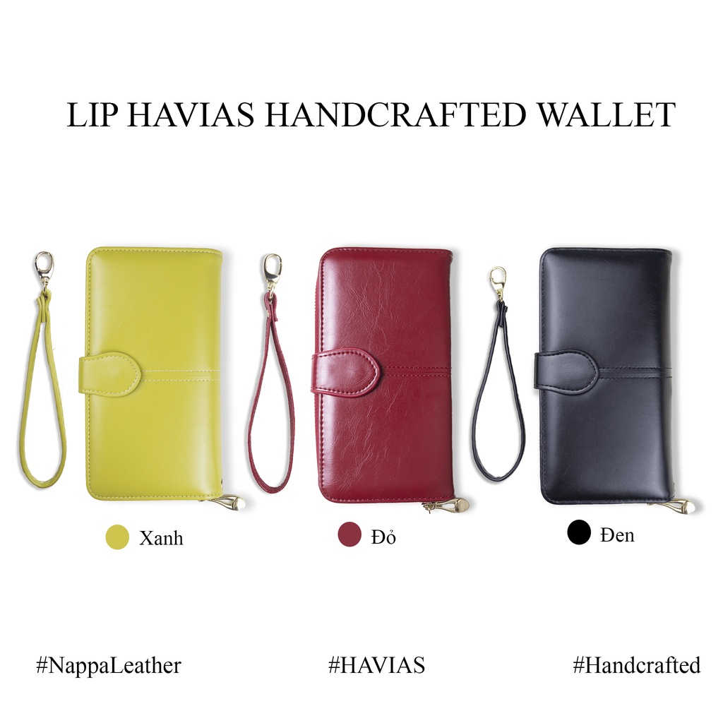 Ví dài cầm tay LIP HAVIAS Wallet Đỏ