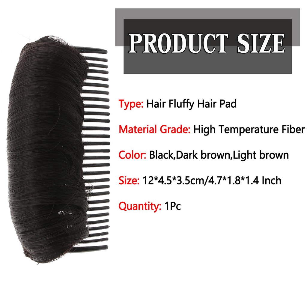 BSUNS Set 1 / 3 Kẹp Tóc Giả Bằng Sợi Tổng Hợp Vô Hình Nhiều Màu Sắc Dành Cho Nối Tóc