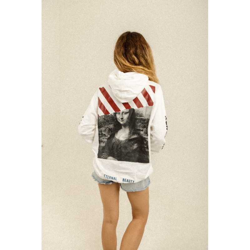 Áo Hoodie In Hình Mona Lisa Thời Trang Cho Nam Nữ