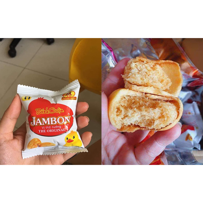 Combo 8 bánh cuộn jambon thịt nướng Thanh Hương .-