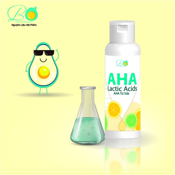 Nguyên liệu làm peel da (AHA Từ Sữa ̣(Lactic Acid)