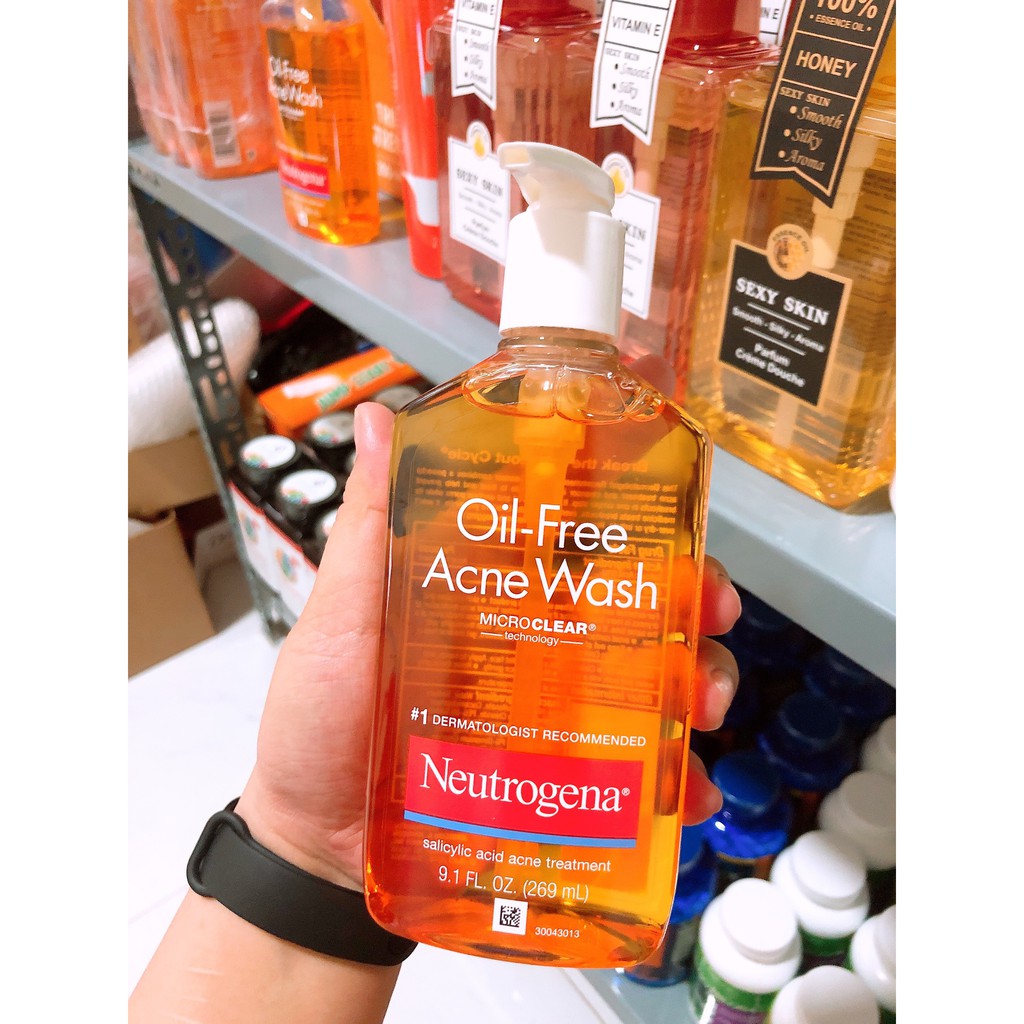 Sữa Rửa Mặt Neutrogena Oil Free Acne Wash (269ml)