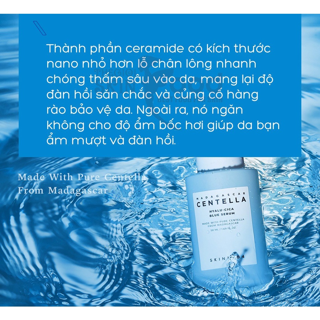 Serum dưỡng trắng da Skin1004 Madagascar Centella Hyalu-cica Blue 50ml