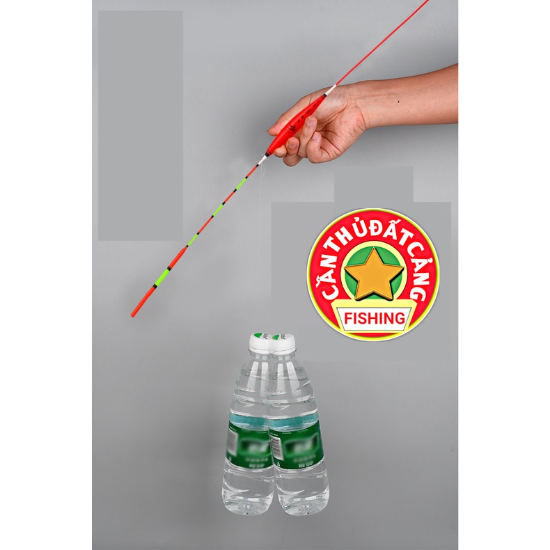 Phao săn hàng tăm to 3,5mm, ăn chì 4 gam siêu bắt mắt, nhìn xa 50m, câu cá trắm đen, trắm cỏ, chép.