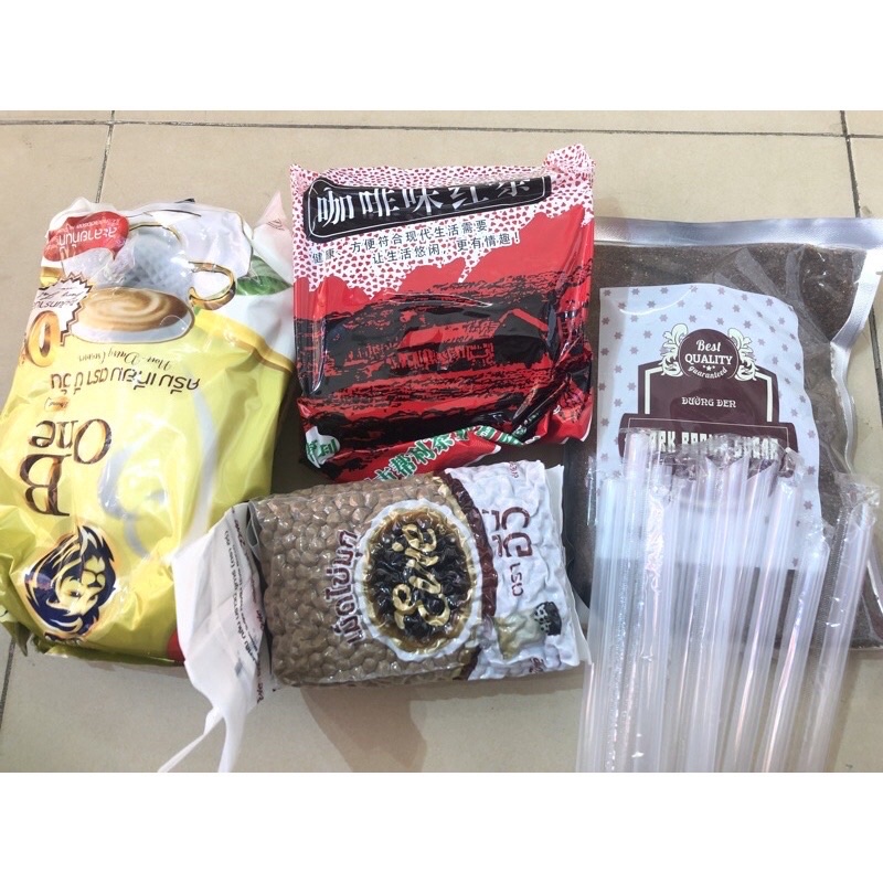 combo nguyên liệu trà sữa (Hồng trà Tân Nam Bắc)thơm ngo