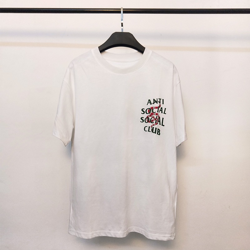 Áo Thun Tay Ngắn In Chữ Anti Social Social Club life ASSC Đẹp Mắt Cho Cặp Đôi