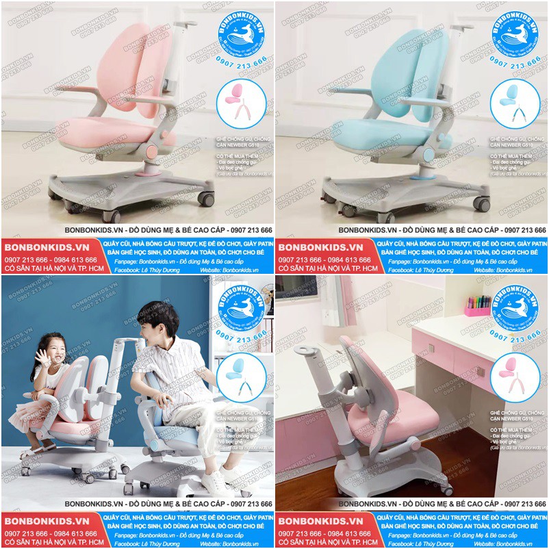 Bộ bàn ghế học sinh chống gù chống cận Newber G570 cao cấp (120cm Gỗ tự nhiên) | BigBuy360 - bigbuy360.vn