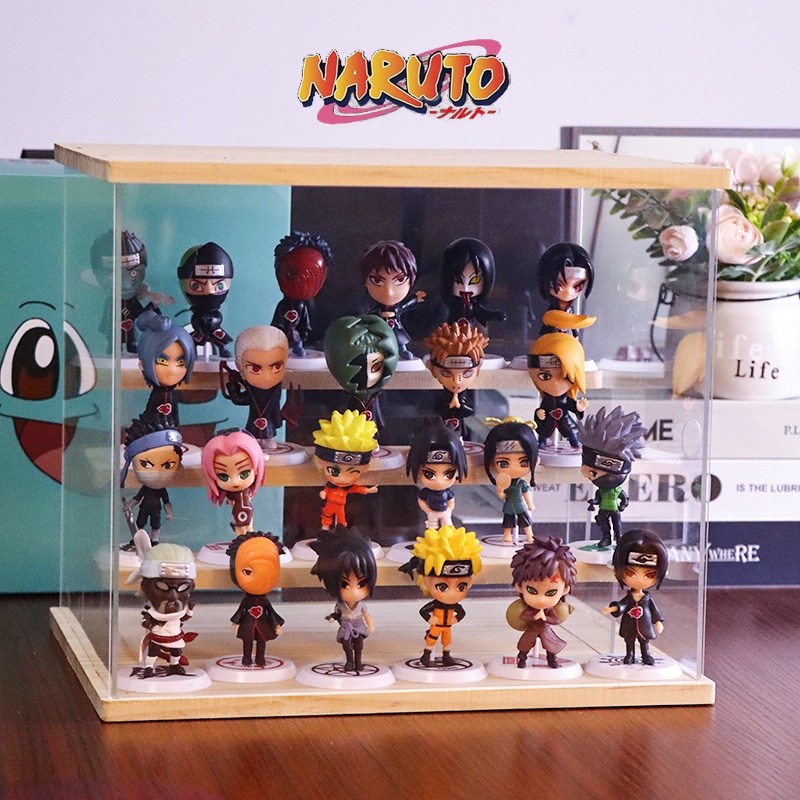 Set 6 / 12 Mô Hình Nhân Vật Hatake Kakashi Phiên Bản Q 7CM Trong Naruto Shippuden Bằng PVC
