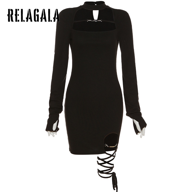 Relagala Quần Legging Ôm Dáng Màu Trơn Thời Trang Quyến Rũ Cho Nữ