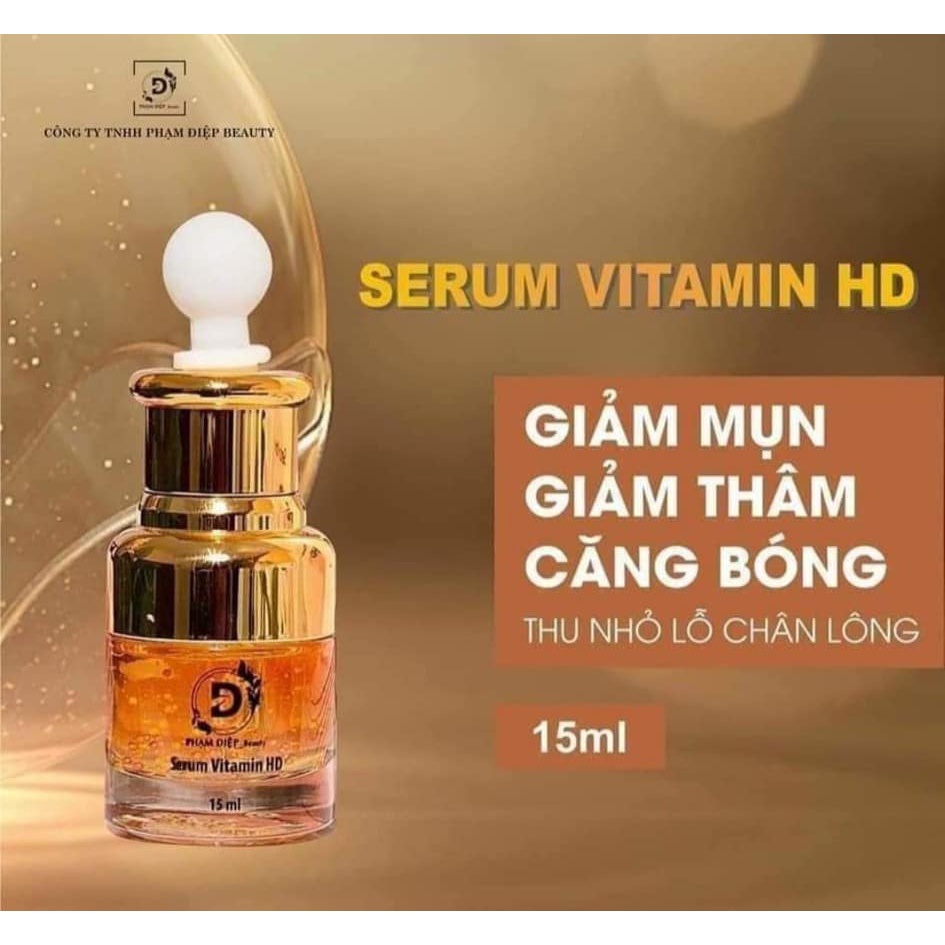 Serum Hd, Serum vitamin dưỡng da Phạm Điệp căng bóng da,mờ nám tàng nhang ngăn ngừa mụn