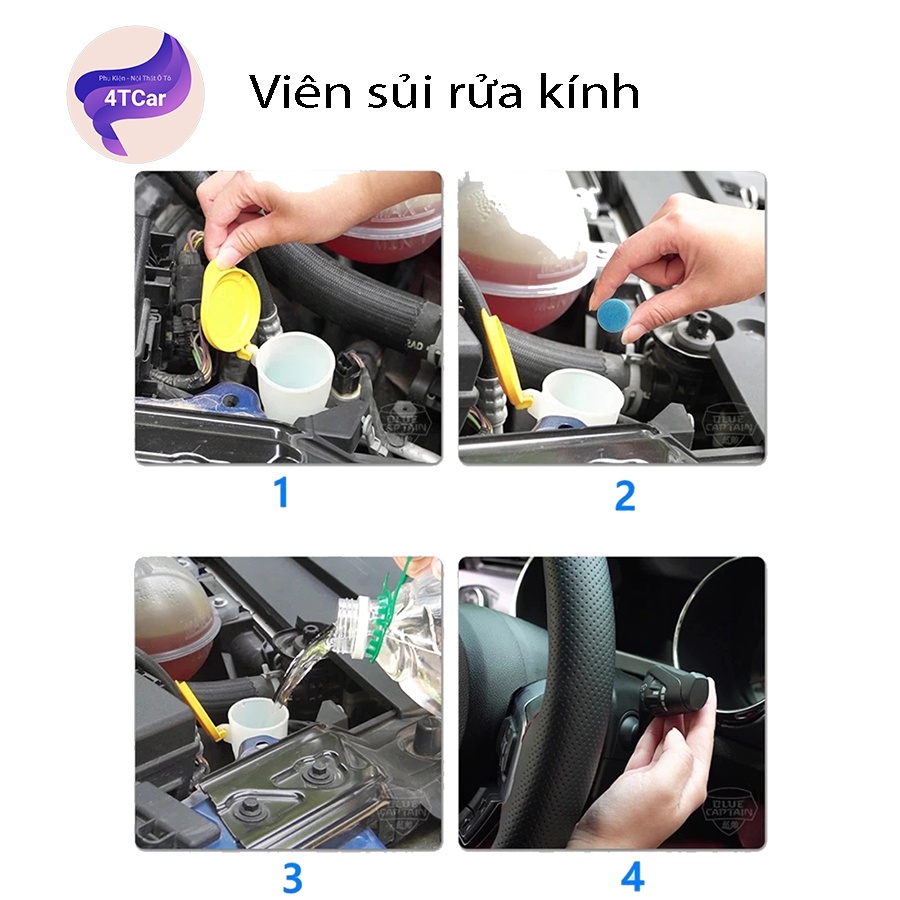 VIÊN SỦI RỬA KÍNH Ô TÔ
