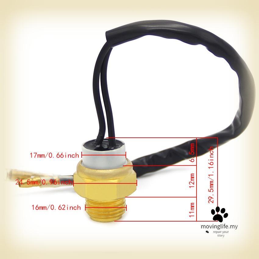 Công tắc nhiệt độ nước cảm biến nhiệt độ cảm biến nhiệt Công tắc quạt tản nhiệt cho Suzuki GSX-R400 