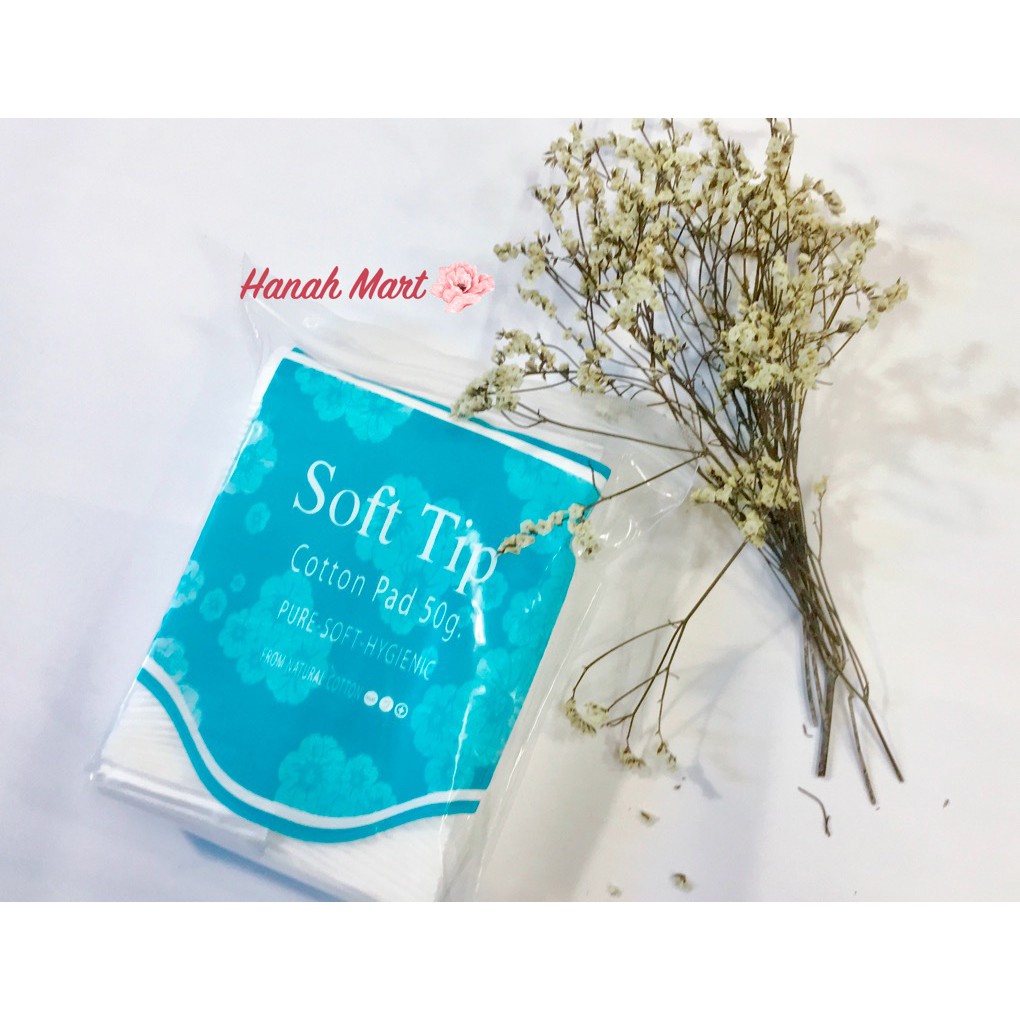 Hàng Thái chất - Bông tẩy trang Softtip 50g chính hãng,100% thiên nhiên, không gây dị ứng | BigBuy360 - bigbuy360.vn
