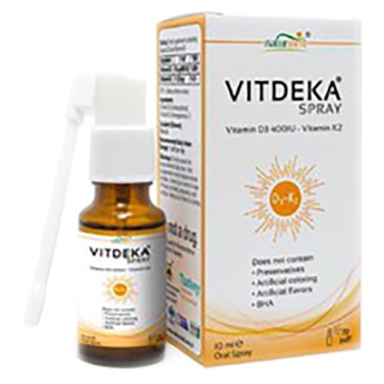 Vitamin D3K2 Bổ Sung Vitamin K2 D3 Hấp Thụ Calcium Tránh Còi Xương Thực Phẩm Bổ Sung Vitamin D K Dạng Xịt VitDeKa Spray