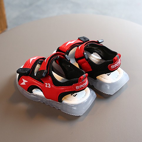 Giày sandal có đèn phát sáng nhiều màu cho bé trai 1- 5 tuổi