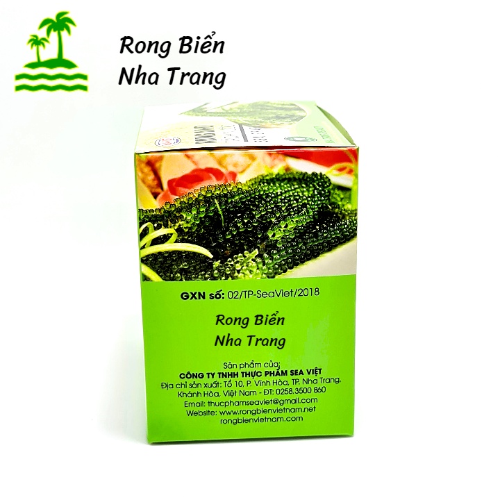 Rong nho tách nước Sea Việt  Tặng 5 gói nước sốt mè rang Golden Farm