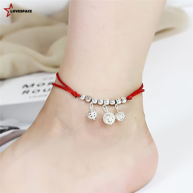 Lắc Chân Bện Dây Màu Đỏ May Mắn Cho Nữ | BigBuy360 - bigbuy360.vn