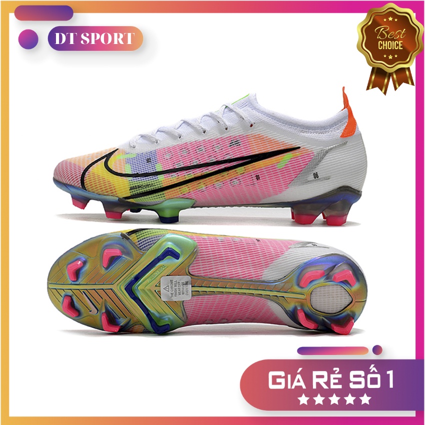 [Tặng Túi Rút Và Tất]Giày Đá Bóng Sân Cỏ Tự Nhiên Mercurial Vapor 14 Elite Fantastic, Giày Đá Banh Nam