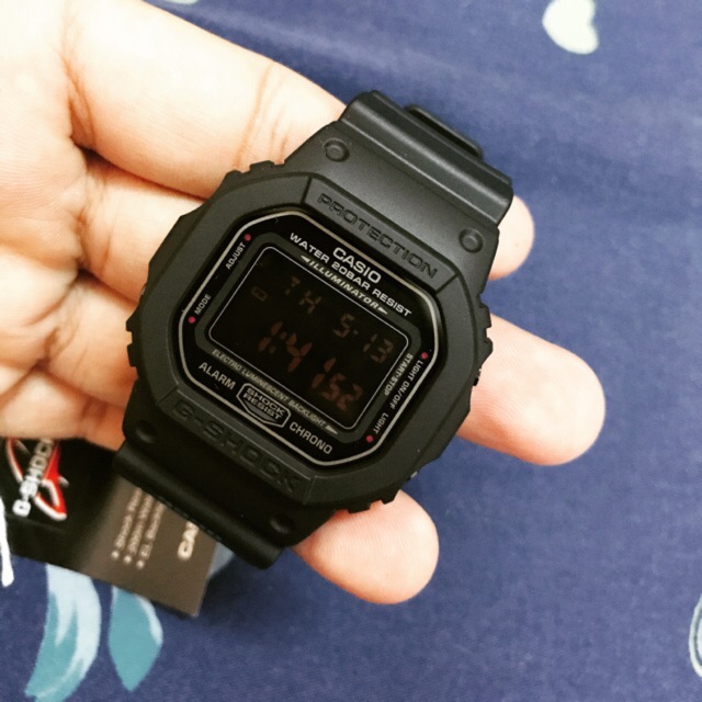 Đồng hồ nam nữ Casio GShock Dw 5600MS chính hãng dành cho nam và nữ thiết kế nhỏ gọn tinh tế đen nhám | BigBuy360 - bigbuy360.vn