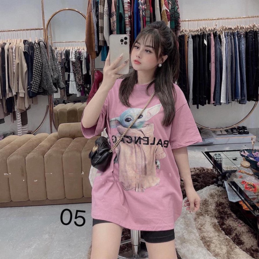 Áo Phông Nữ Form Rộng Dáng Unisex, Áo Thun Tay Lỡ Freesize Chất Cotton Co Dãn 4 Chiều Hình Gấu | BigBuy360 - bigbuy360.vn