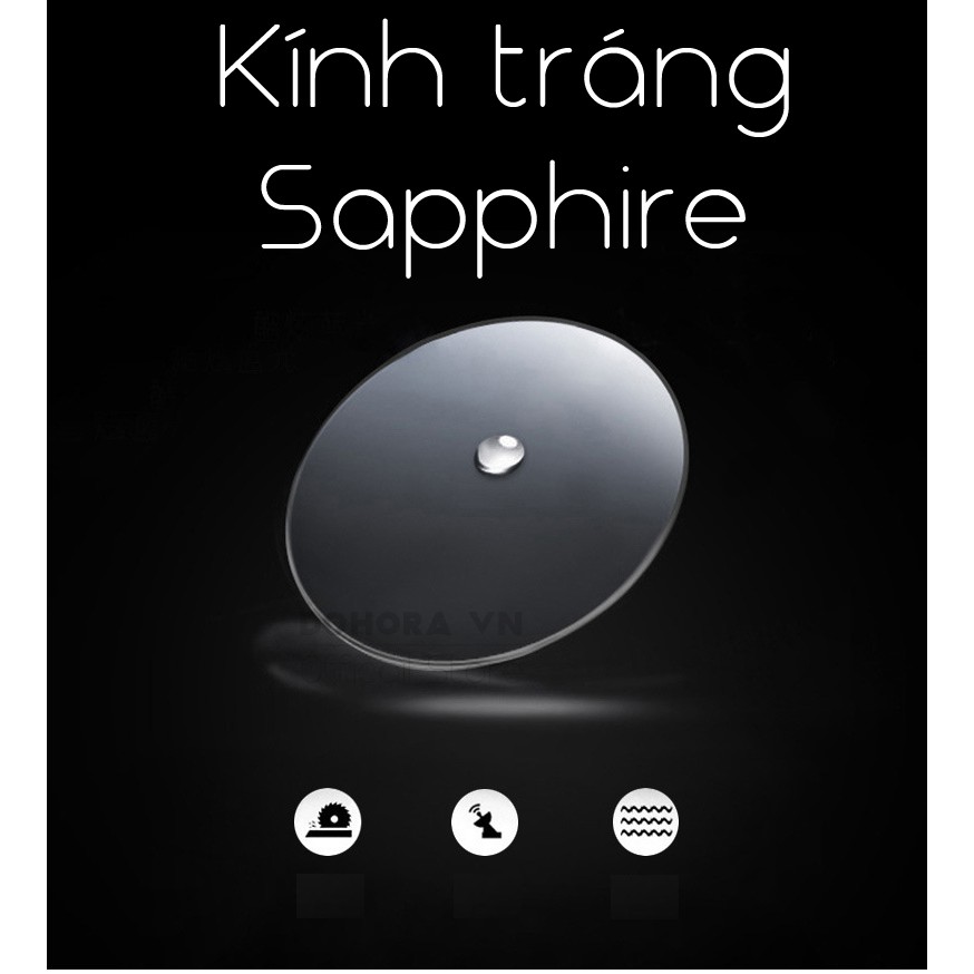 (Bảo hành 12 tháng) Đồng Hồ Nam Cao Cấp Wlisth R-33 Dây Thép Không Gỉ, Tráng Sapphiare, Kim Dạ Quang, Kháng Nước 3ATM | BigBuy360 - bigbuy360.vn