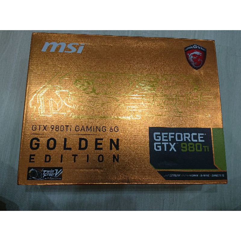 Card đồ họa MSI Geforce GTX 980ti Golden Limited Edition như mới
