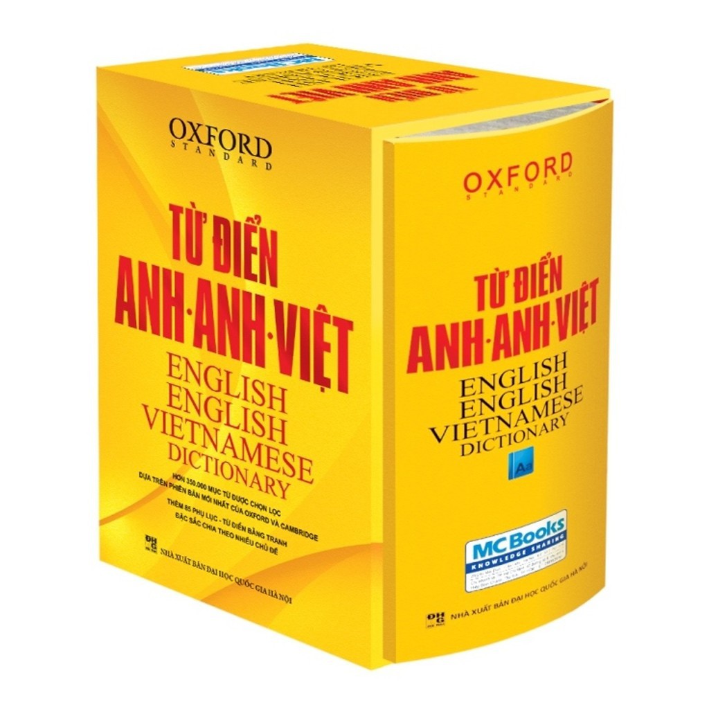 Sách - Từ điển Oxford  Anh - Anh - Việt ( bìa vàng cứng) - MC-TDIEN-298k-8935246917978