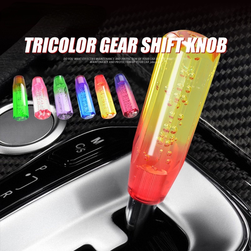 Núm Gạt Cần Số Xe Hơi Pha Lê Nhiều Màu Sắc Tự Động Thông Dụng 15CM