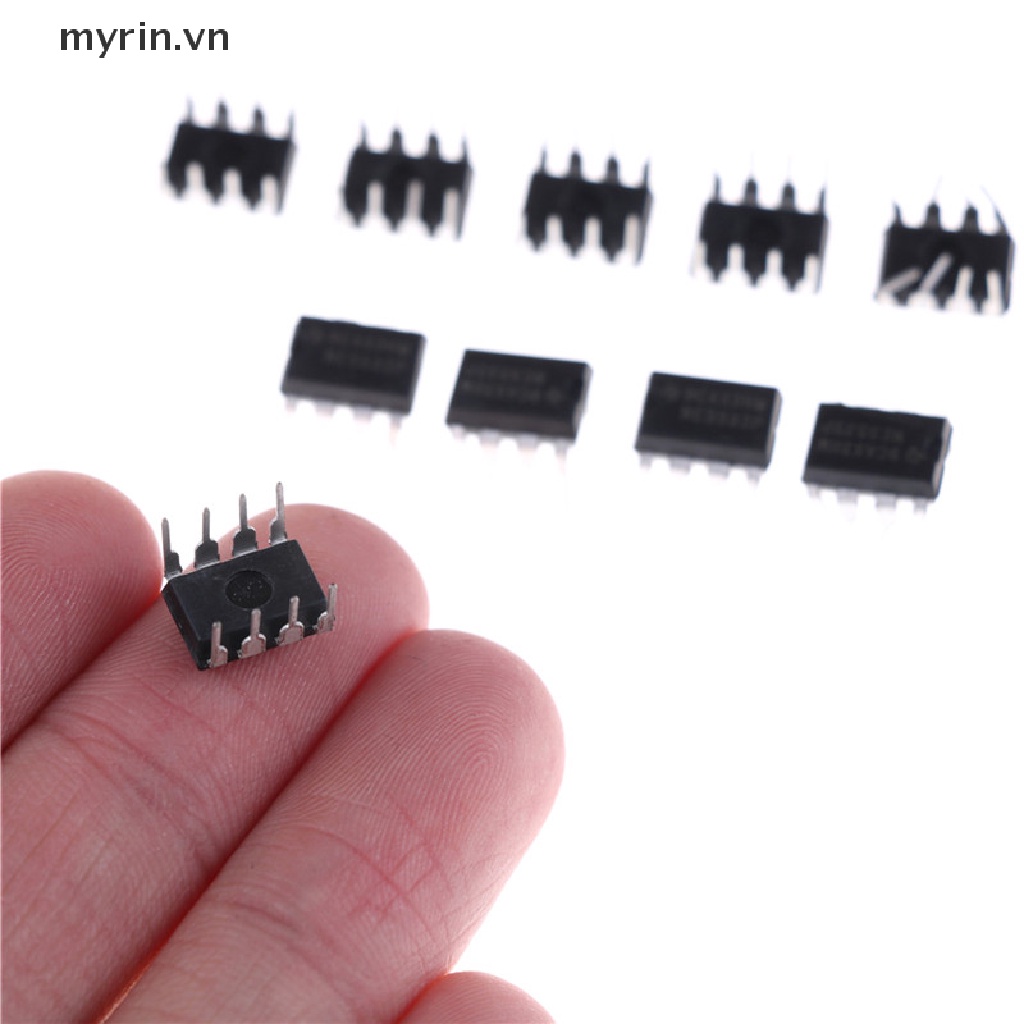 Set 10 Bộ Phận Giảm Tiếng Ồn NE5532P NE5532 DIP-8 Dual Op-Amp TI IC IC