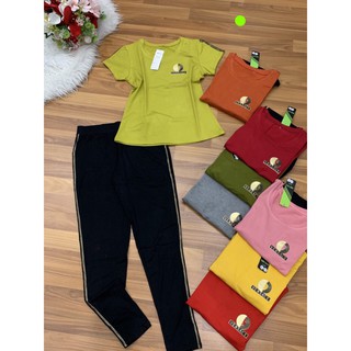 Đồ bộ mặc nhà nữ rất xinh chất vải thun cotton loại tốt mặc mát giá rẻ