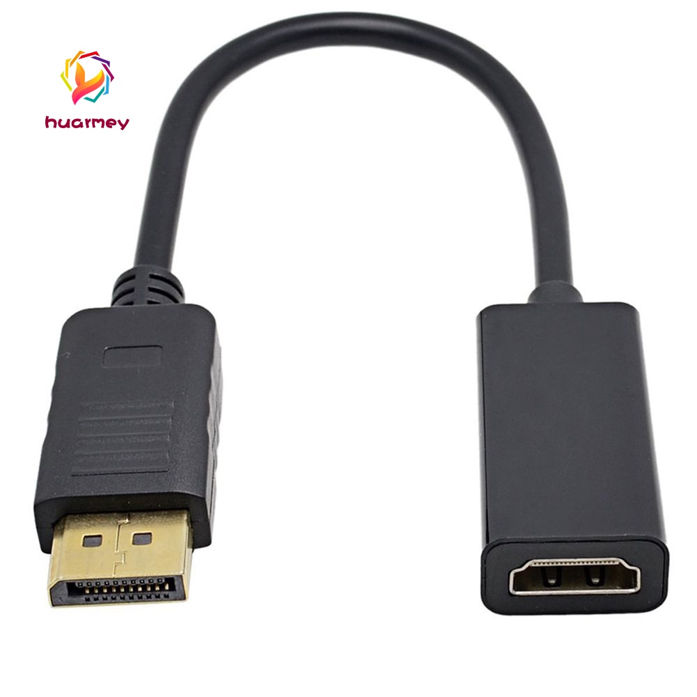 Dây cáp kết nối DP DisplayPort đực sang HDMI cái cho Dell HP Lenovo