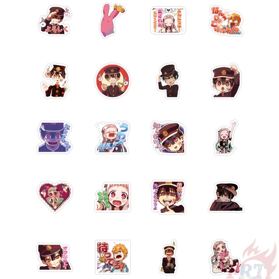 ❉ Toilet-bound Hanako-kun - Anime Stickers ❉ 40Pcs/Set DIY Decals Stickers for Album Diary Laptop Scrapbooks Skateboard
