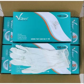 Găng tay y tế VGLOVE, hộp 100 chiếc