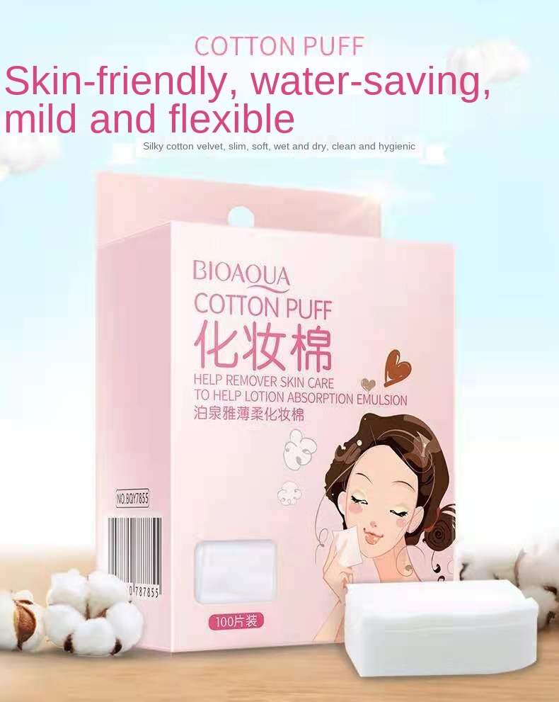 Hộp 100 Bông Mút Trang Điểm Bioaqua