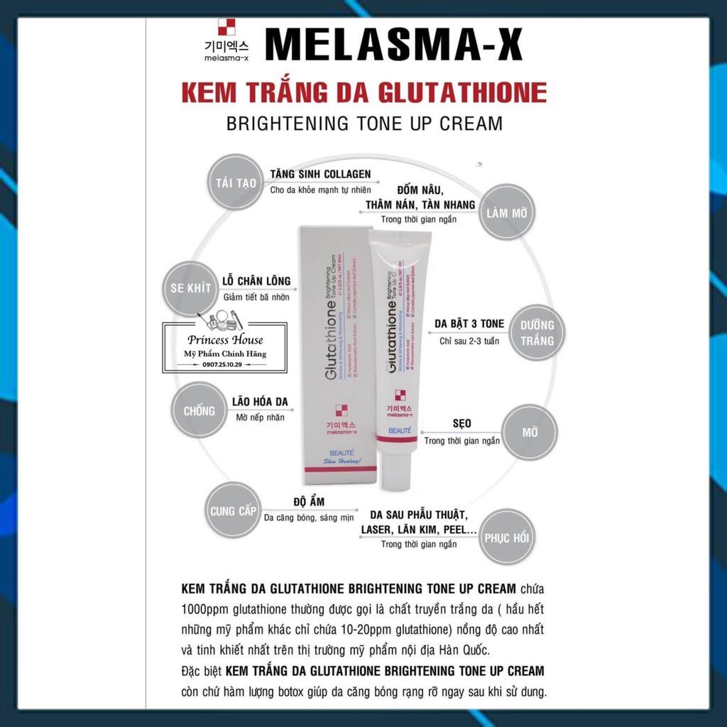 Kem trắng da Glutathione Melasma Brightening TONE UP Cream 40ml giữ ẩm căng bóng ⭐