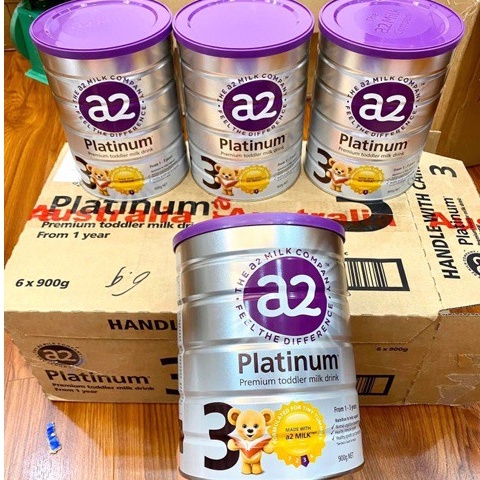 Sữa A2 Platinum đủ số 1-2-3-4 [Úc] Hỗ trợ phát triển toàn diện cho trẻ - 900gr